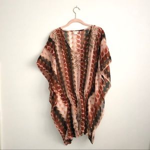 Embellished Bathing Suit Cover Up